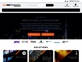 amber.co.nz screenshot