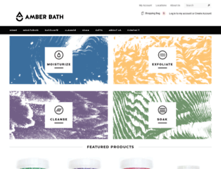 amberbath.com screenshot