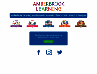 amberbrooklearning.com screenshot