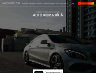 ambercar.lv screenshot