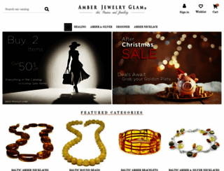 amberjewelryglam.com screenshot
