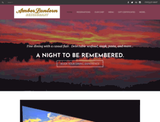 amberlanternrestaurant.com screenshot