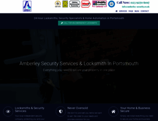 amberley-security.co.uk screenshot