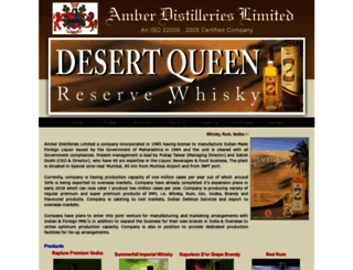 amberliquors.com screenshot