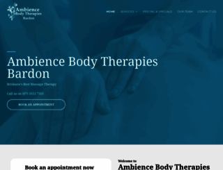 ambiencebodytherapies.com.au screenshot