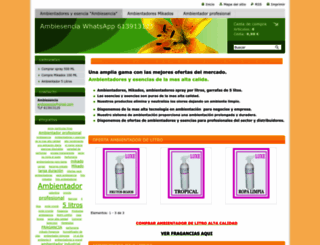 ambiesencia.com screenshot
