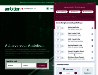 ambition.co.uk screenshot