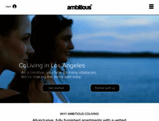 ambitiouscoliving.com screenshot