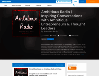 ambitiousradio.podomatic.com screenshot