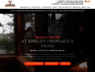 amblerfireplace.com screenshot