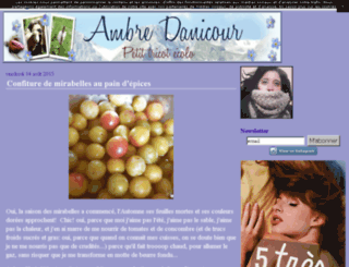 ambredanicour.com screenshot