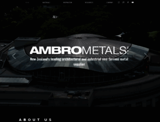 ambrometals.com screenshot