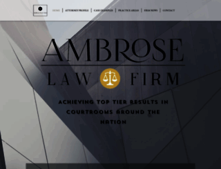 ambroselawfirm.net screenshot