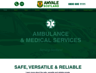 ambulance-scotland.com screenshot