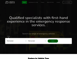 ambulancetrader.co.uk screenshot