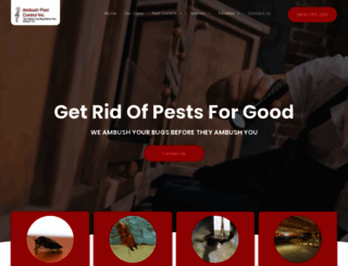 ambushpestcontrolinc.com screenshot