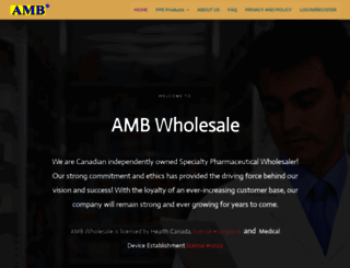 ambwholesale.com screenshot
