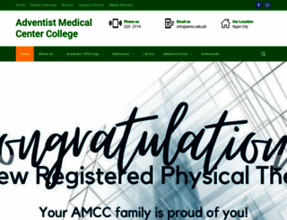 amcc.edu.ph screenshot