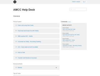amcc.zendesk.com screenshot