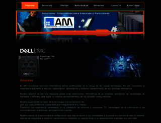 amconsultores.com screenshot