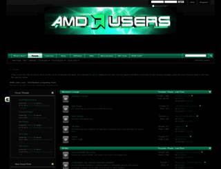 amdusers.com screenshot
