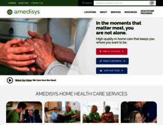 amedisys.com screenshot