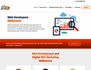 amelbournewebdesigner.com.au screenshot