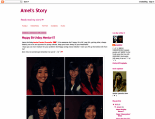 amelelelel.blogspot.com screenshot