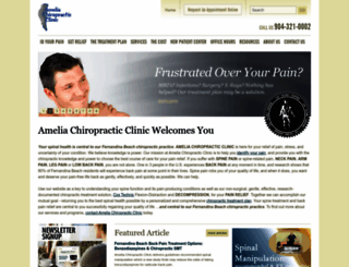 ameliachiropracticclinic.com screenshot