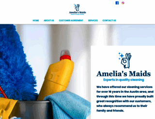 ameliasmaids.com screenshot