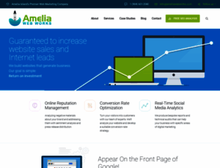 ameliawebworks.com screenshot