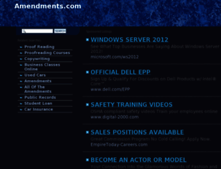 amendments.com screenshot