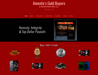 amentosgold.com screenshot