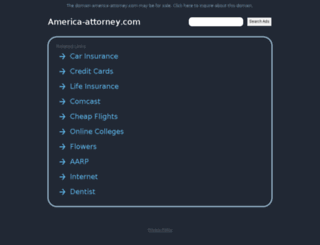 america-attorney.com screenshot