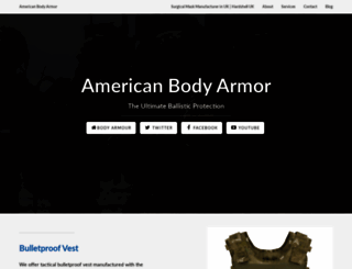 americabodyarmor.com screenshot