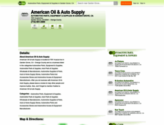american-oil-auto-supply-ca.hub.biz screenshot