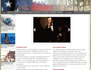 american-presidents.com screenshot