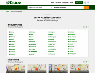 american-restaurants.cmac.ws screenshot