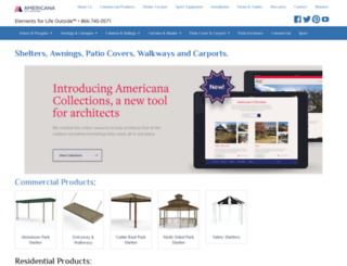 americana.com screenshot