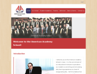 americanacademy.com.qa screenshot