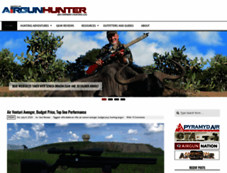 americanairgunhunter.com screenshot