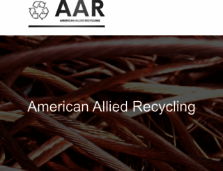 americanalliedrecycling.com screenshot