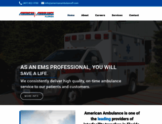 americanambulancefl.com screenshot