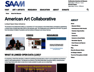 americanartcollaborative.org screenshot