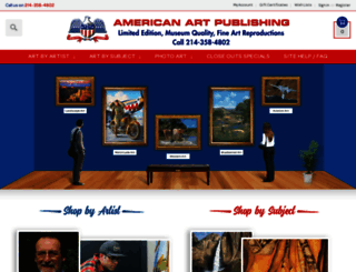 americanartpublishing.com screenshot