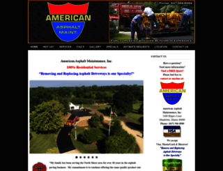 americanasphaltmaintenanceinc.com screenshot