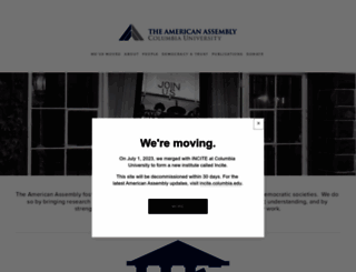 americanassembly.org screenshot