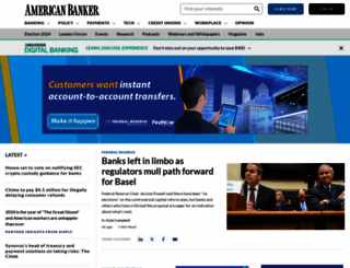 americanbanker.com screenshot