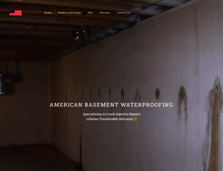americanbasementwaterproofing.com screenshot