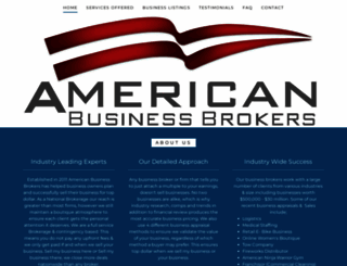 americanbizbrokers.com screenshot